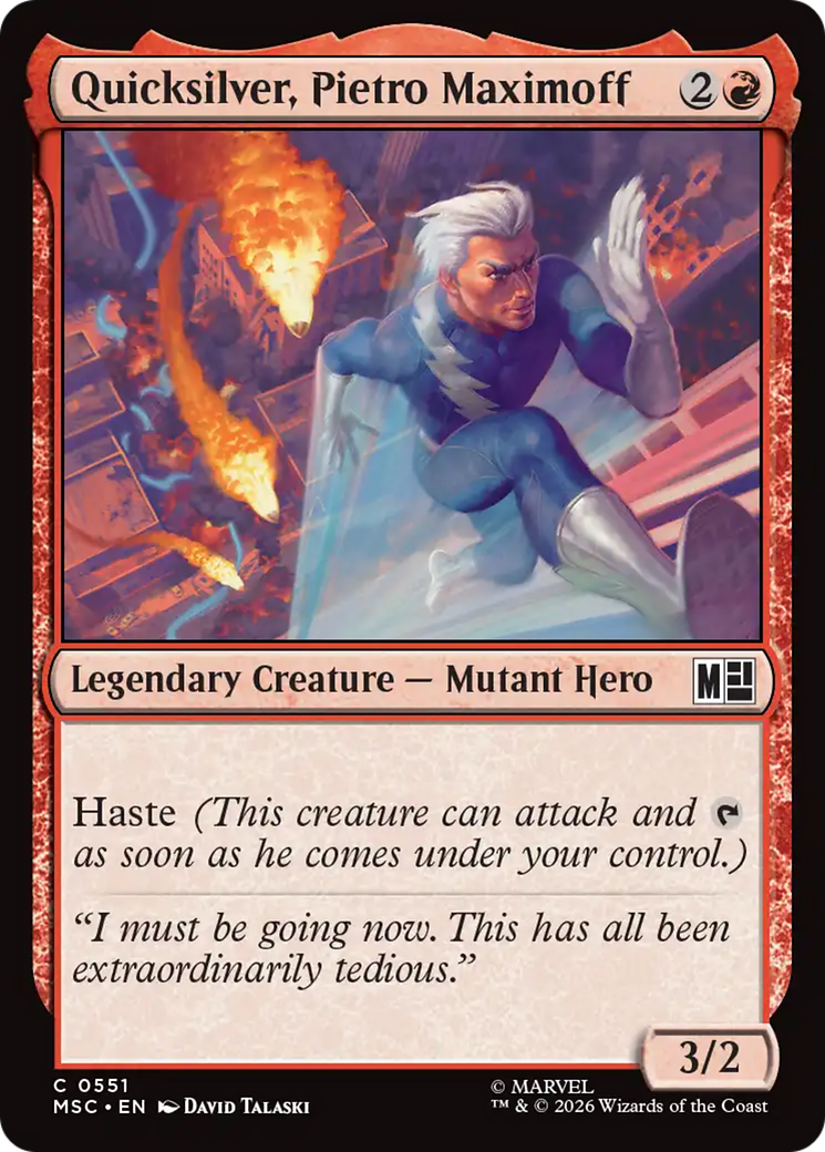Quicksilver, Pietro Maximoff (0551) [Marvel Super Heroes Commander] | Exor Games Summserside