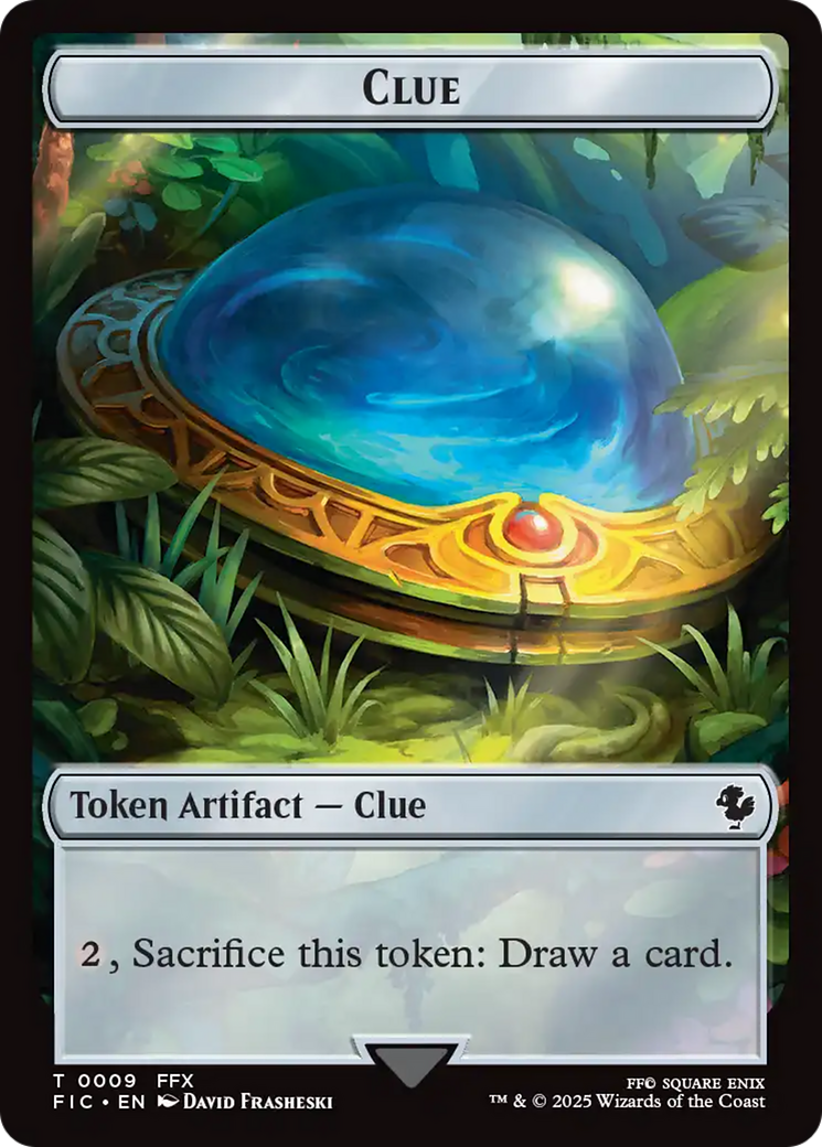 Clue // Treasure Double-Sided Token [FINAL FANTASY Commander Tokens] | Exor Games Summserside