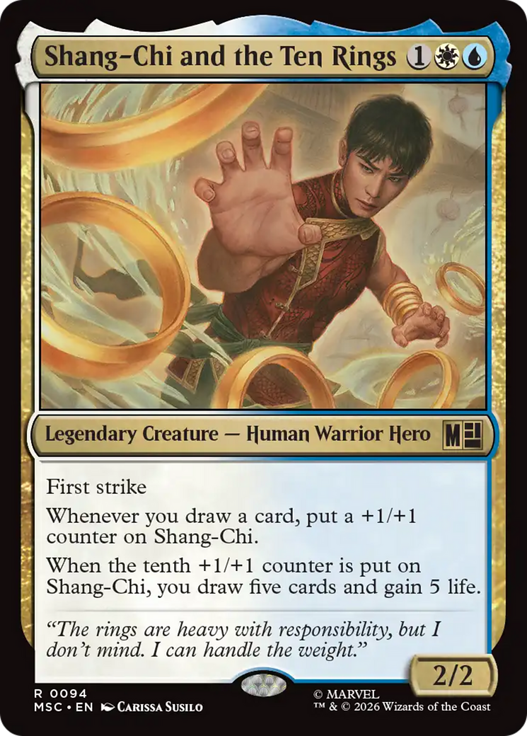 Shang-Chi and the Ten Rings (Surge Foil) [Marvel Super Heroes Commander] | Exor Games Summserside