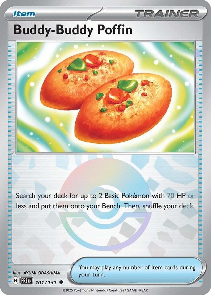 Buddy-Buddy Poffin (101/131) (Poke Ball Pattern) [Scarlet & Violet: Prismatic Evolutions] | Exor Games Summserside