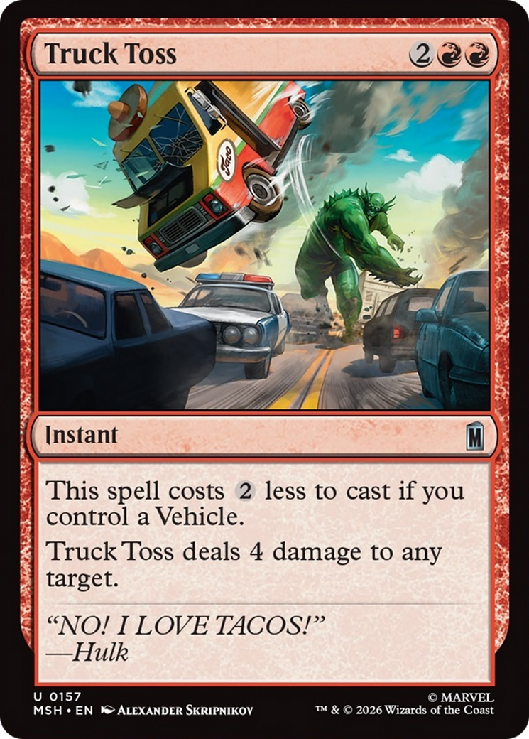 Truck Toss [Marvel Super Heroes] | Exor Games Summserside