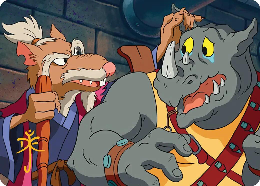 Splinter's Technique Art Card (Gold-Stamped Signature) [Teenage Mutant Ninja Turtles Art Series] | Exor Games Summserside