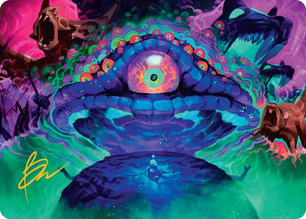 Humongous Fungus Art Card (Gold-Stamped Signature) [Teenage Mutant Ninja Turtles Art Series] | Exor Games Summserside