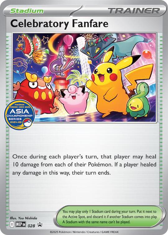 Celebratory Fanfare (028) (Asia Championship Series 24-25) [Mega Evolution Promo] | Exor Games Summserside