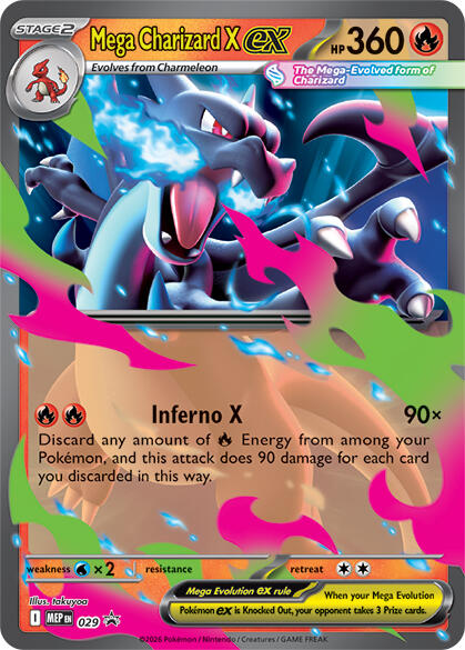 Mega Charizard X ex (029) [Mega Evolution Promo] | Exor Games Summserside