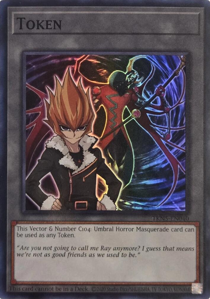 Token: Vector & Number C104: Umbral Horror Masquerade [TKN5-EN040] Super Rare | Exor Games Summserside