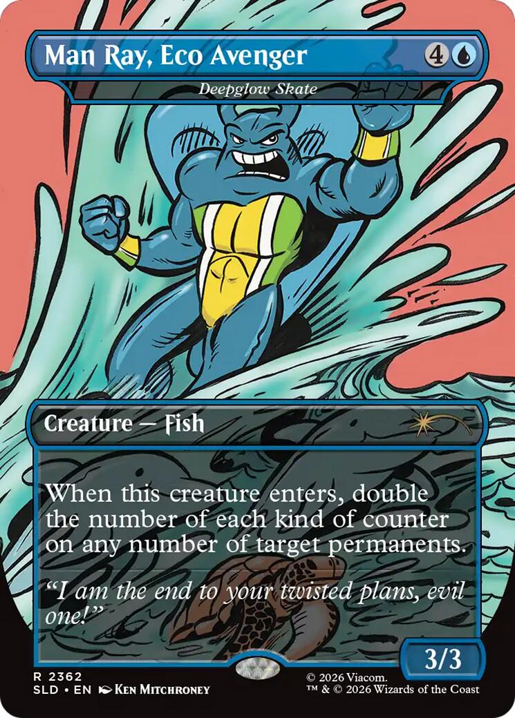 Man Ray, Eco Avenger - Deepglow Skate [Secret Lair Drop Series] | Exor Games Summserside