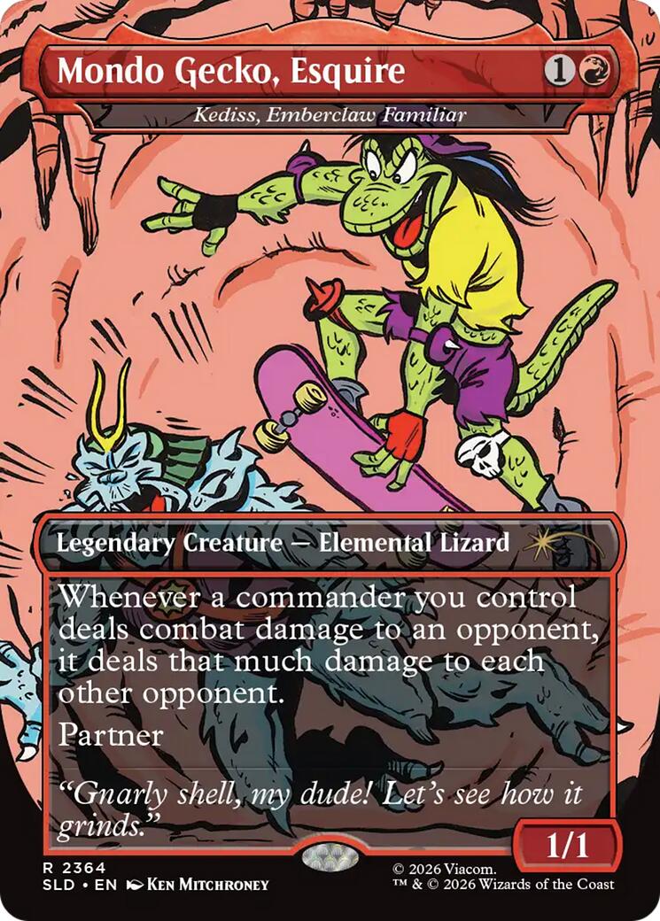 Mondo Gecko, Esquire - Kediss, Emberclaw Familiar [Secret Lair Drop Series] | Exor Games Summserside