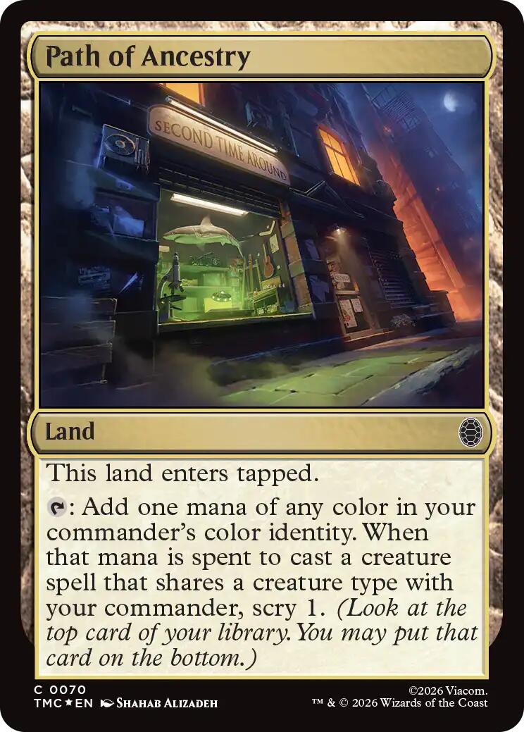 Path of Ancestry (Surge Foil) [Teenage Mutant Ninja Turtles Commander] | Exor Games Summserside