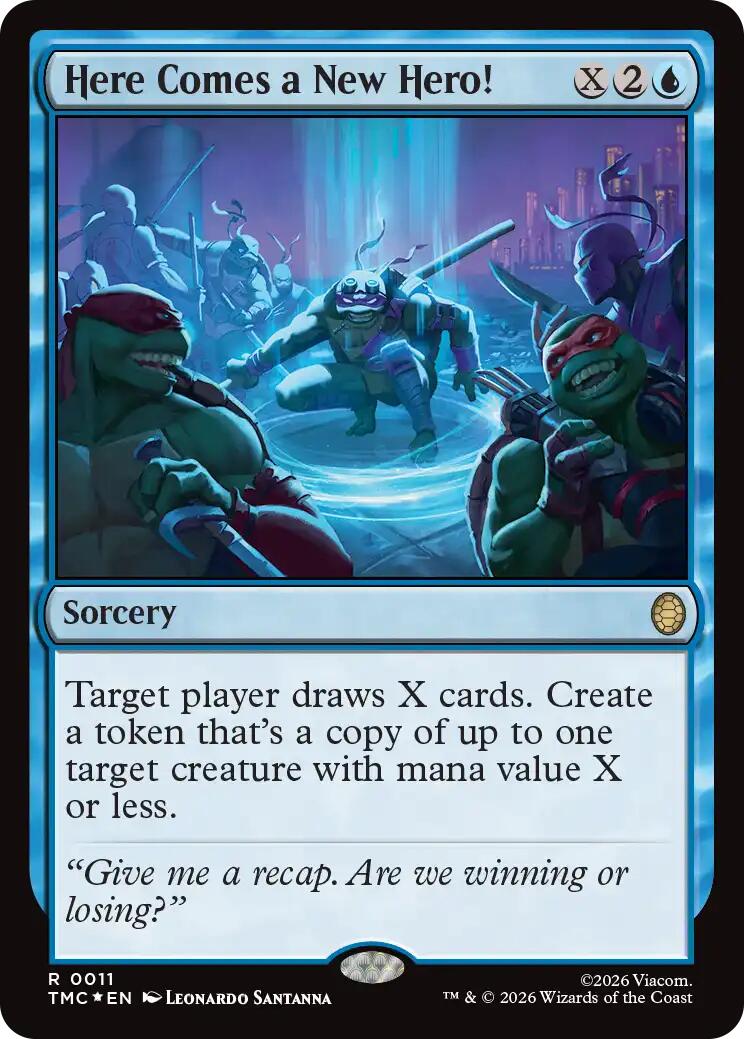 Here Comes a New Hero! (Surge Foil) [Teenage Mutant Ninja Turtles Commander] | Exor Games Summserside