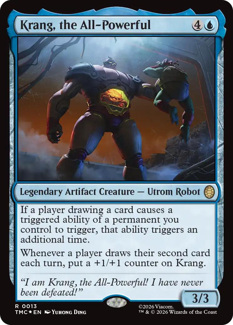 Krang, the All-Powerful (Surge Foil) [Teenage Mutant Ninja Turtles Commander] | Exor Games Summserside