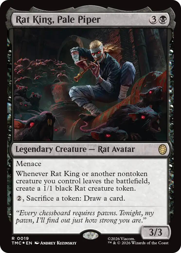 Rat King, Pale Piper (Surge Foil) [Teenage Mutant Ninja Turtles Commander] | Exor Games Summserside