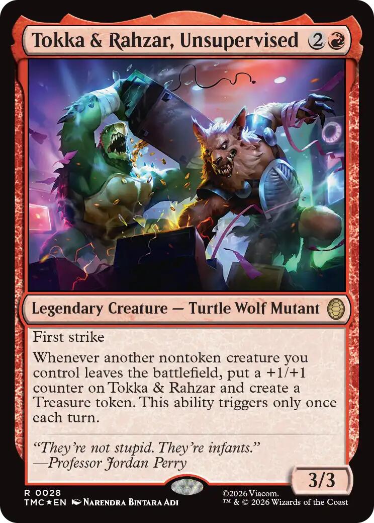 Tokka & Rahzar, Unsupervised (Surge Foil) [Teenage Mutant Ninja Turtles Commander] | Exor Games Summserside