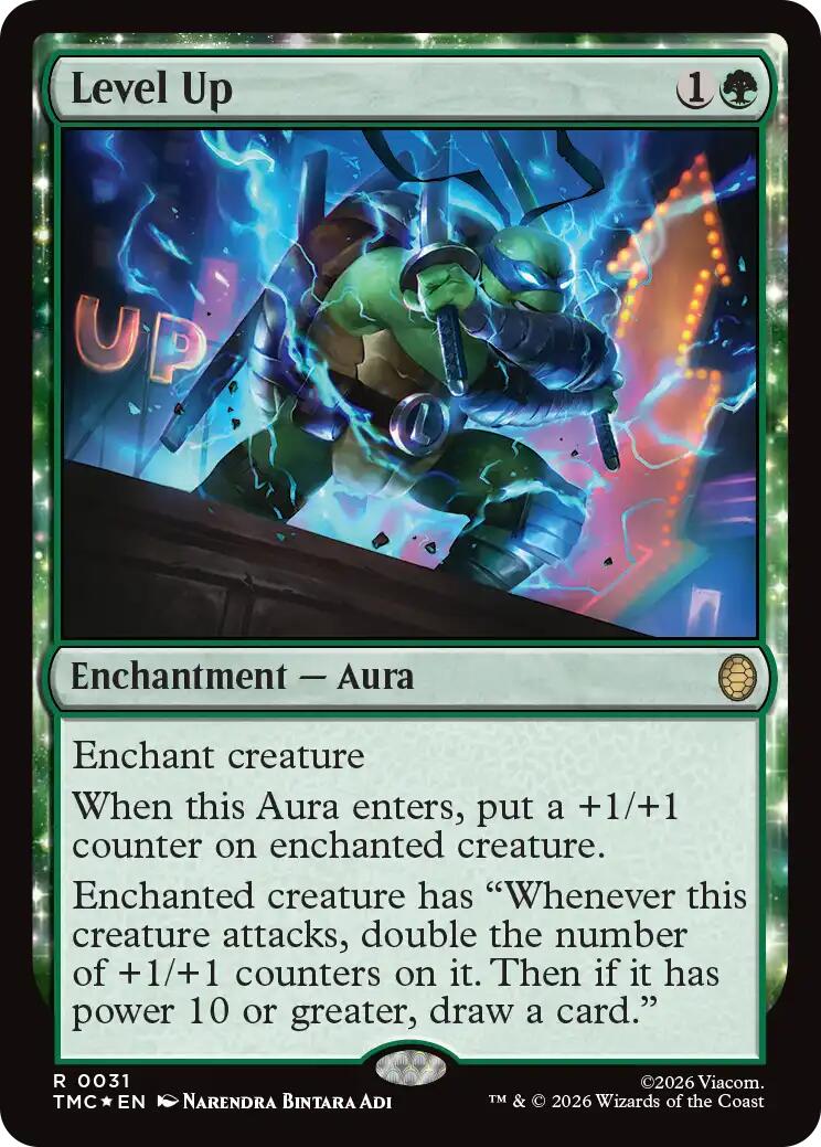 Level Up (Surge Foil) [Teenage Mutant Ninja Turtles Commander] | Exor Games Summserside