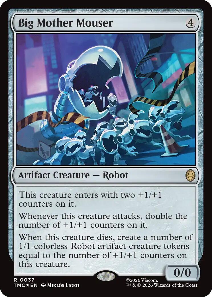 Big Mother Mouser (Surge Foil) [Teenage Mutant Ninja Turtles Commander] | Exor Games Summserside