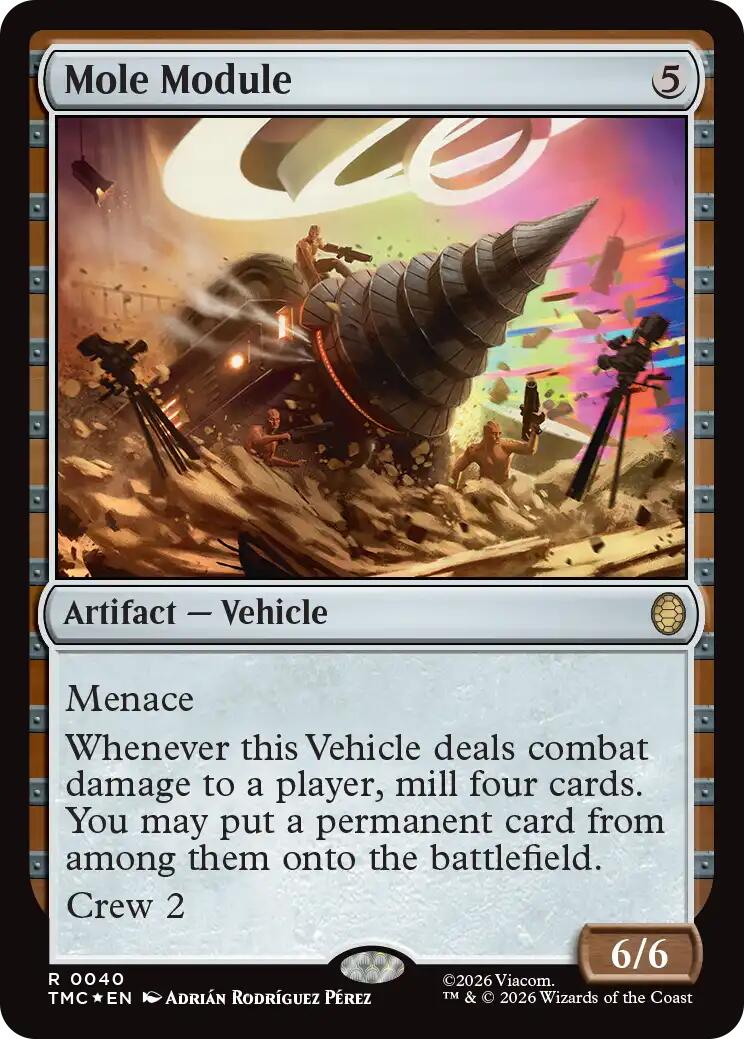 Mole Module (Surge Foil) [Teenage Mutant Ninja Turtles Commander] | Exor Games Summserside
