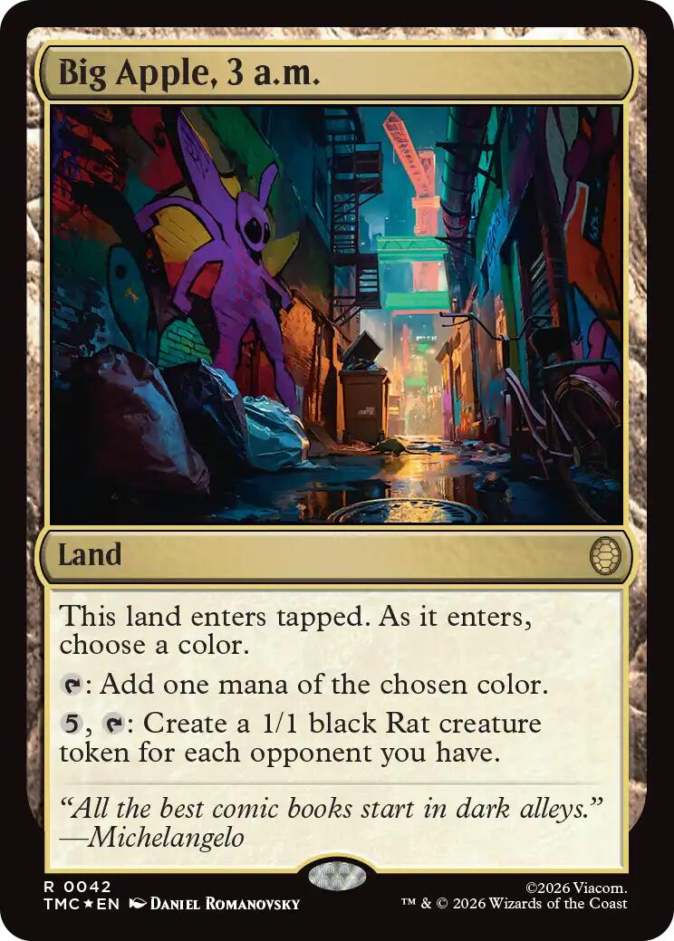 Big Apple, 3 a.m. (Surge Foil) [Teenage Mutant Ninja Turtles Commander] | Exor Games Summserside