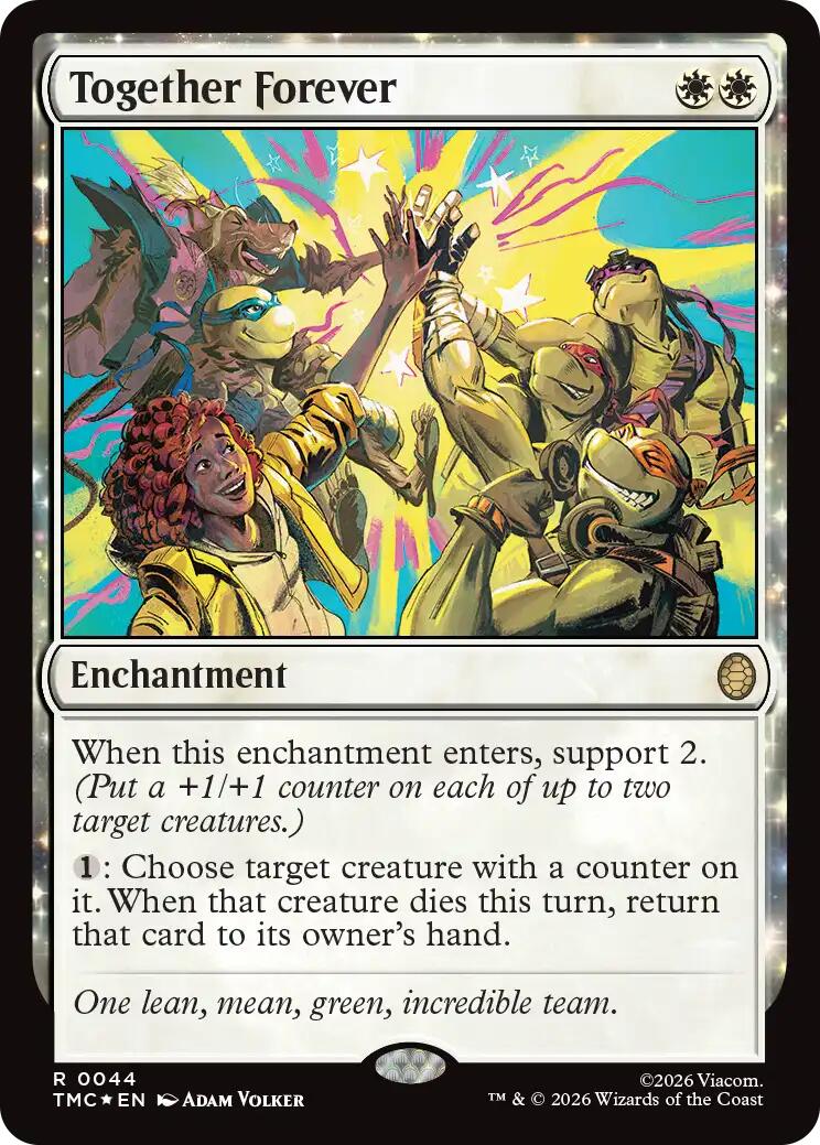 Together Forever (Surge Foil) [Teenage Mutant Ninja Turtles Commander] | Exor Games Summserside