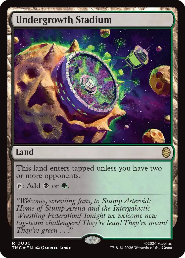Undergrowth Stadium (Surge Foil) [Teenage Mutant Ninja Turtles Commander] | Exor Games Summserside