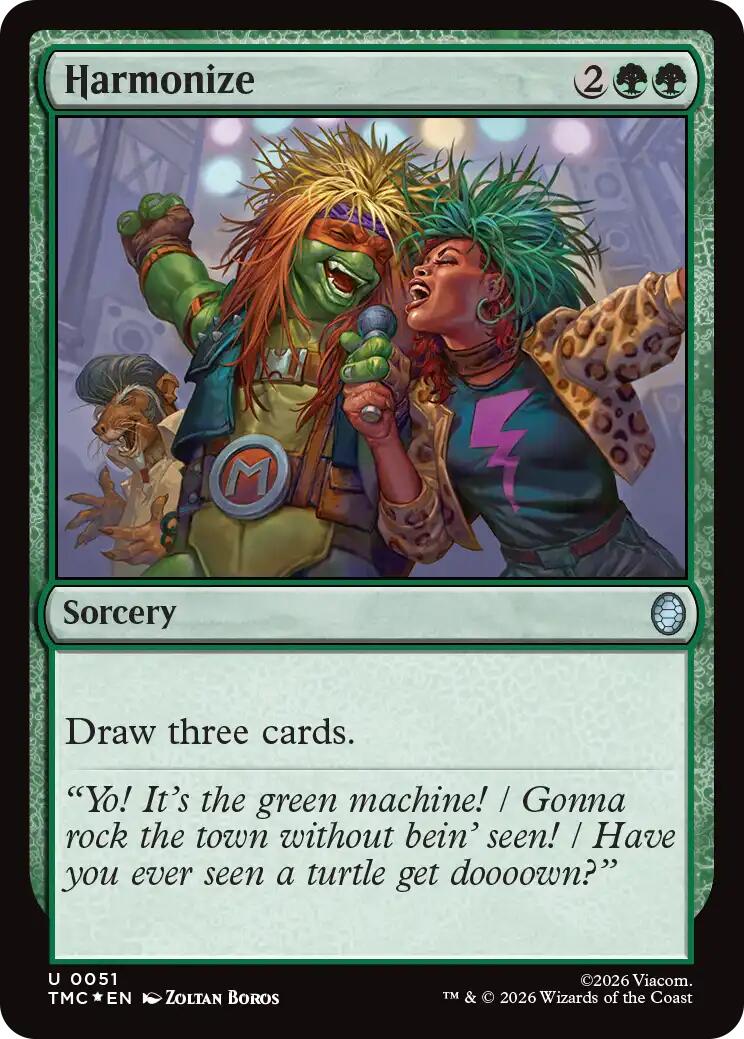 Harmonize (Surge Foil) [Teenage Mutant Ninja Turtles Commander] | Exor Games Summserside