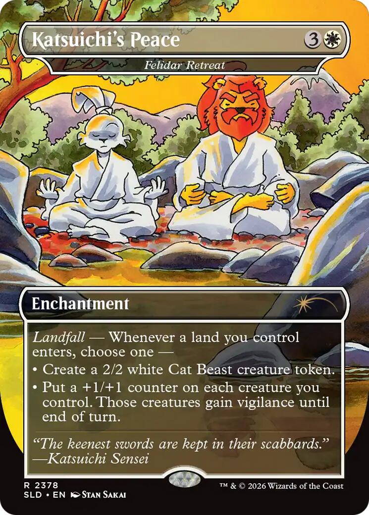 Katsuichi's Peace - Felidar Retreat [Secret Lair Drop Series] | Exor Games Summserside