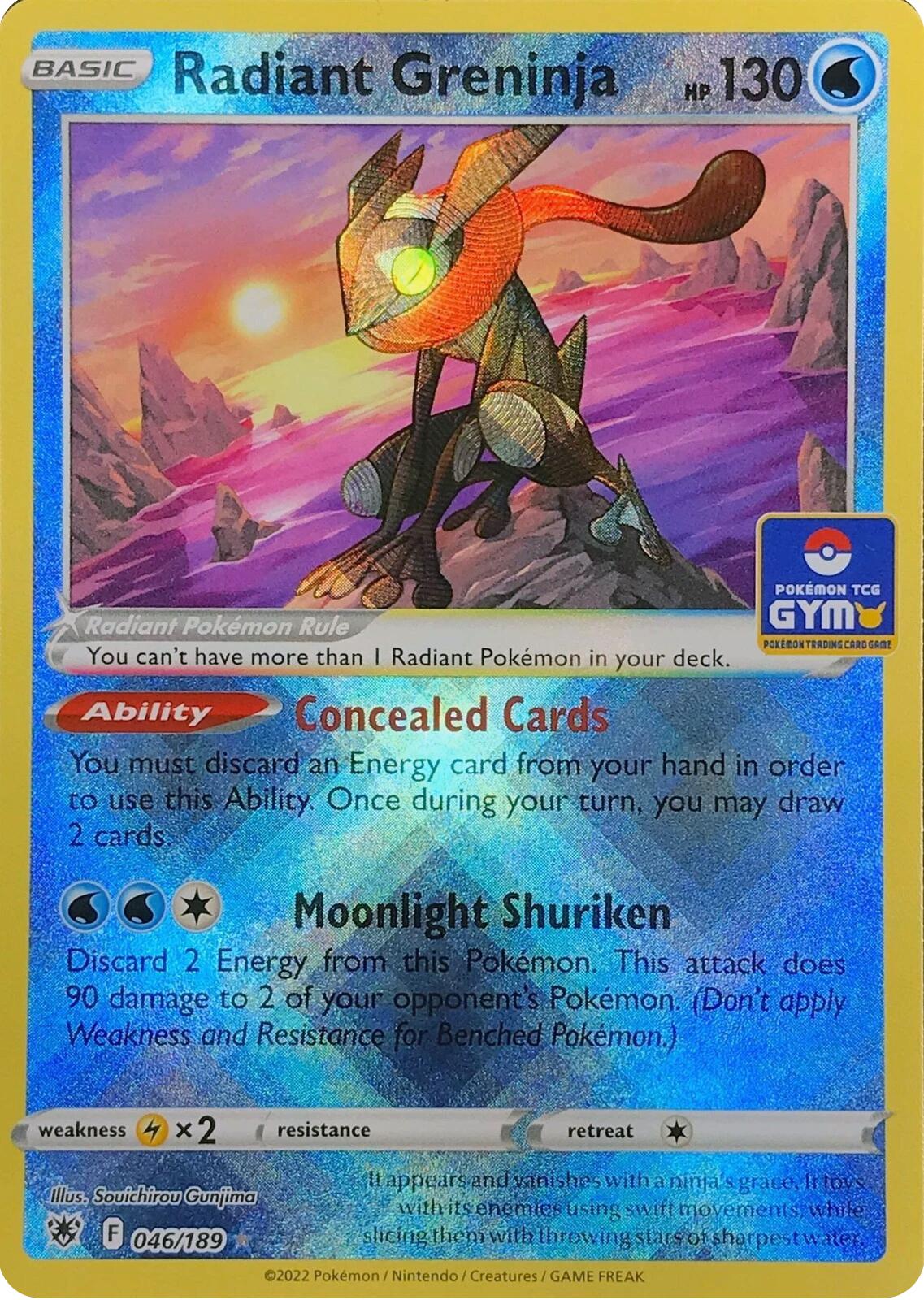Radiant Greninja (046/189) [League & Championship Cards] | Exor Games Summserside