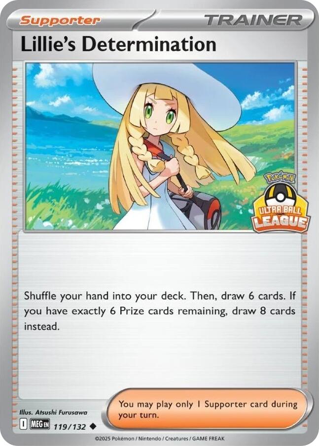 Lillie's Determination (119/132) (Ultra Ball League) [League & Championship Cards] | Exor Games Summserside