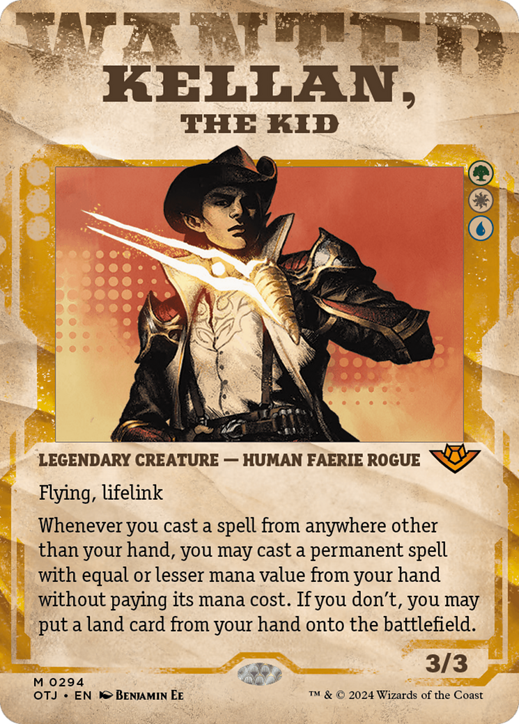 Kellan, the Kid (Showcase) [Outlaws of Thunder Junction] | Exor Games Summserside