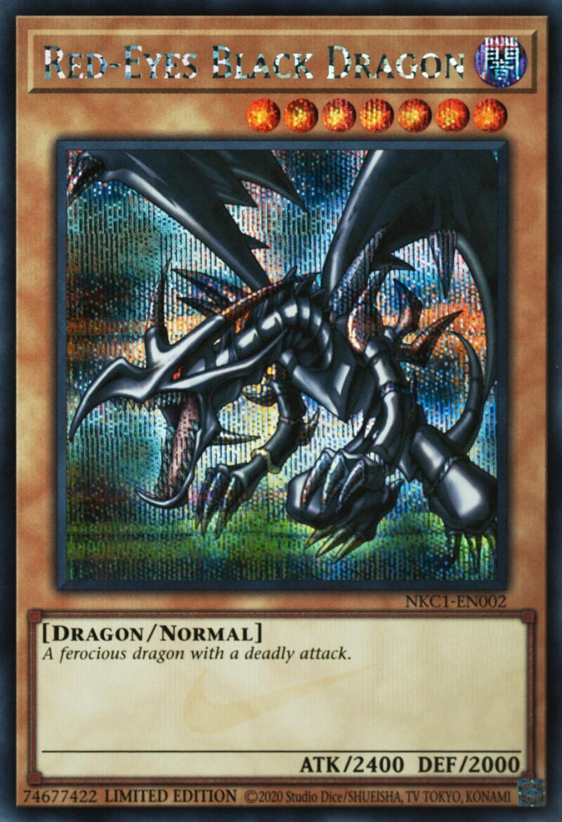 Red-Eyes Black Dragon (Nike Collaboration) [NKC1-EN002] Prismatic Secret Rare | Exor Games Summserside