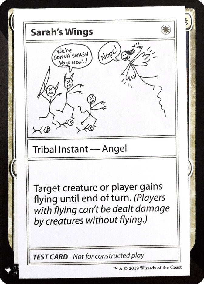 Sarah's Wings [Mystery Booster Playtest Cards] | Exor Games Summserside