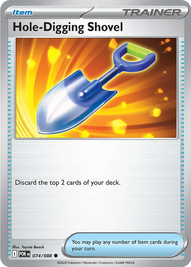 Hole-Digging Shovel (074/088) [Mega Evolution: Perfect Order] | Exor Games Summserside