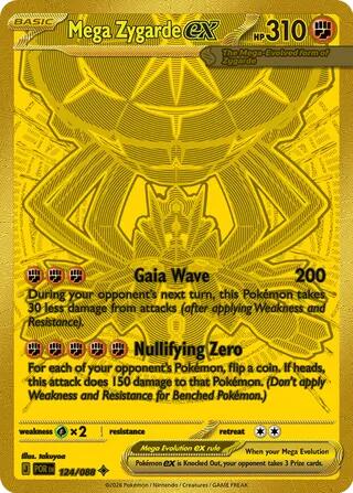 Mega Zygarde ex (124/088) [Mega Evolution: Perfect Order] | Exor Games Summserside