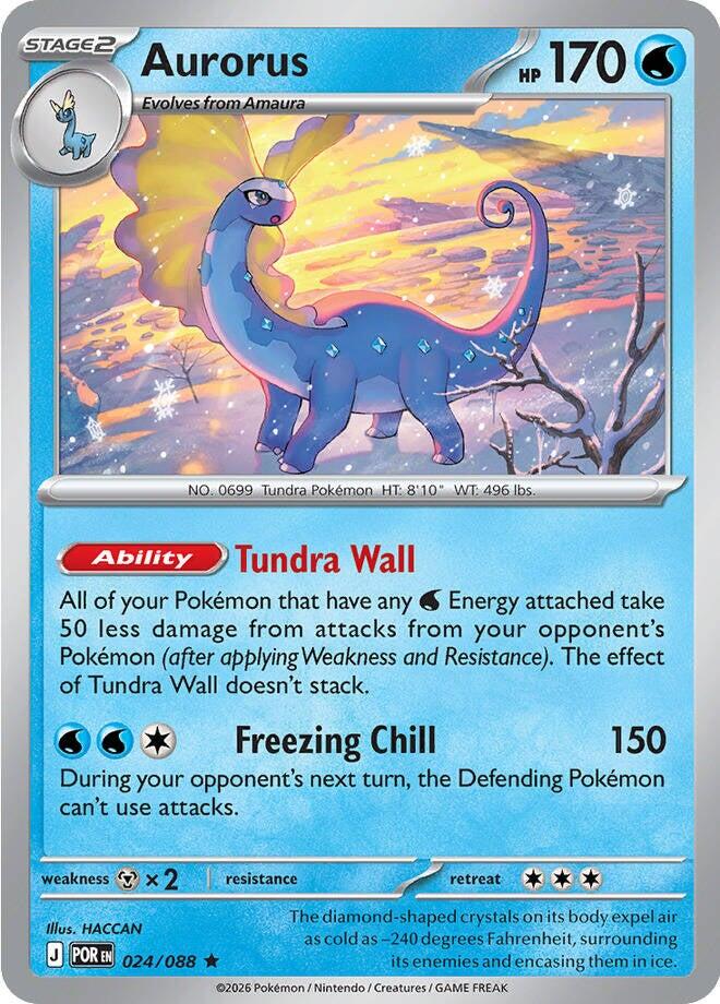 Aurorus (024/088) [Mega Evolution: Perfect Order] | Exor Games Summserside