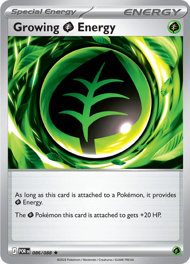 Growing Grass Energy (086/088) [Mega Evolution: Perfect Order] | Exor Games Summserside