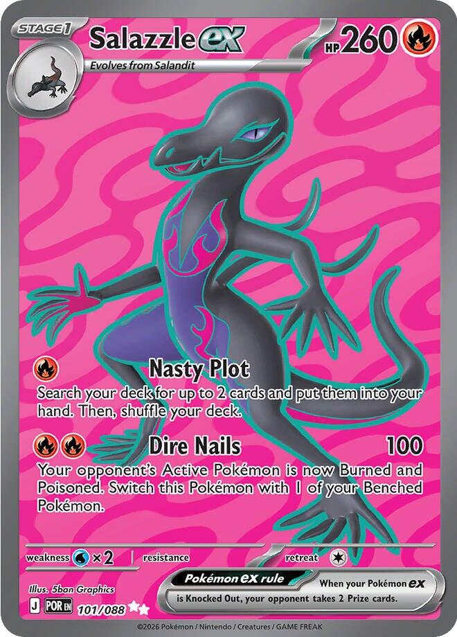 Salazzle ex (101/088) [Mega Evolution: Perfect Order] | Exor Games Summserside