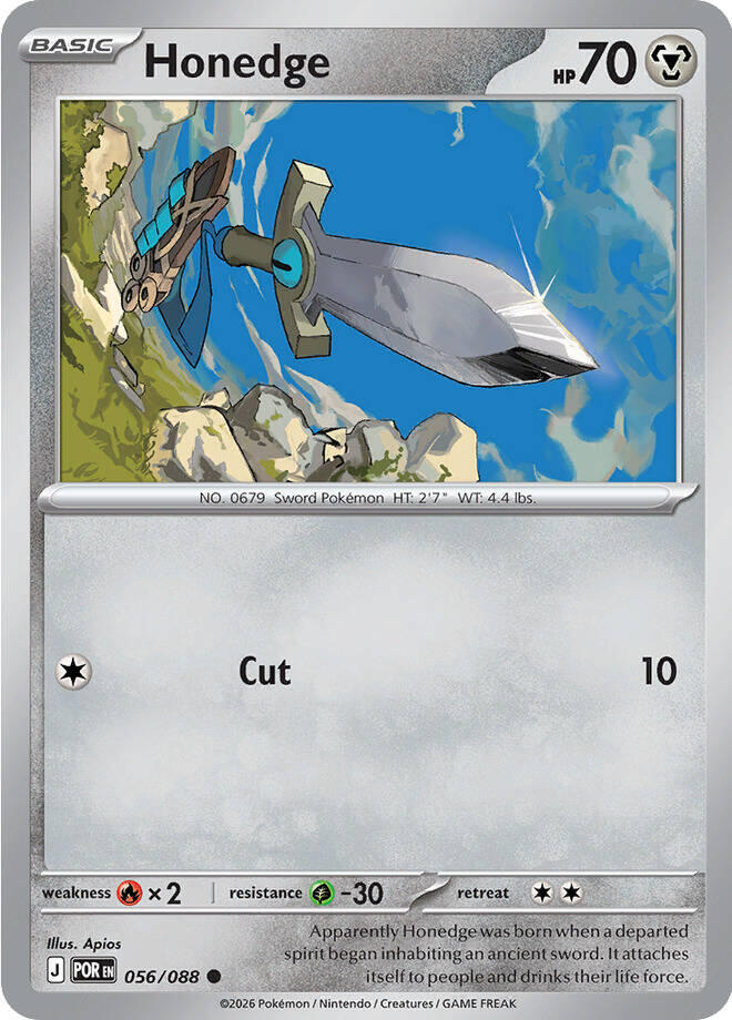 Honedge (056/088) [Mega Evolution: Perfect Order] | Exor Games Summserside