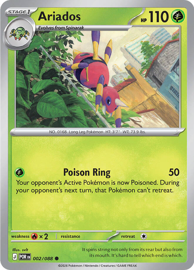 Ariados (002/088) [Mega Evolution: Perfect Order] | Exor Games Summserside