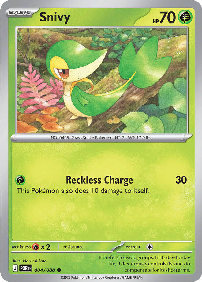 Snivy (004/088) [Mega Evolution: Perfect Order] | Exor Games Summserside