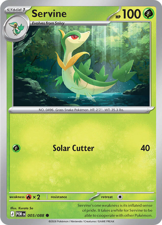 Servine (005/088) [Mega Evolution: Perfect Order] | Exor Games Summserside