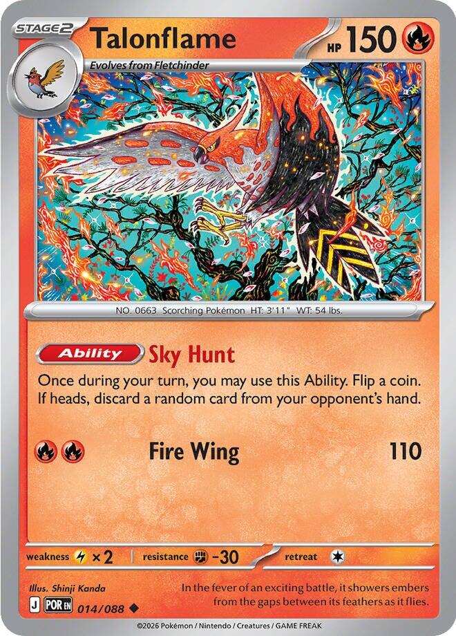 Talonflame (014/088) [Mega Evolution: Perfect Order] | Exor Games Summserside