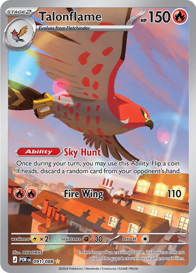 Talonflame (091/088) [Mega Evolution: Perfect Order] | Exor Games Summserside