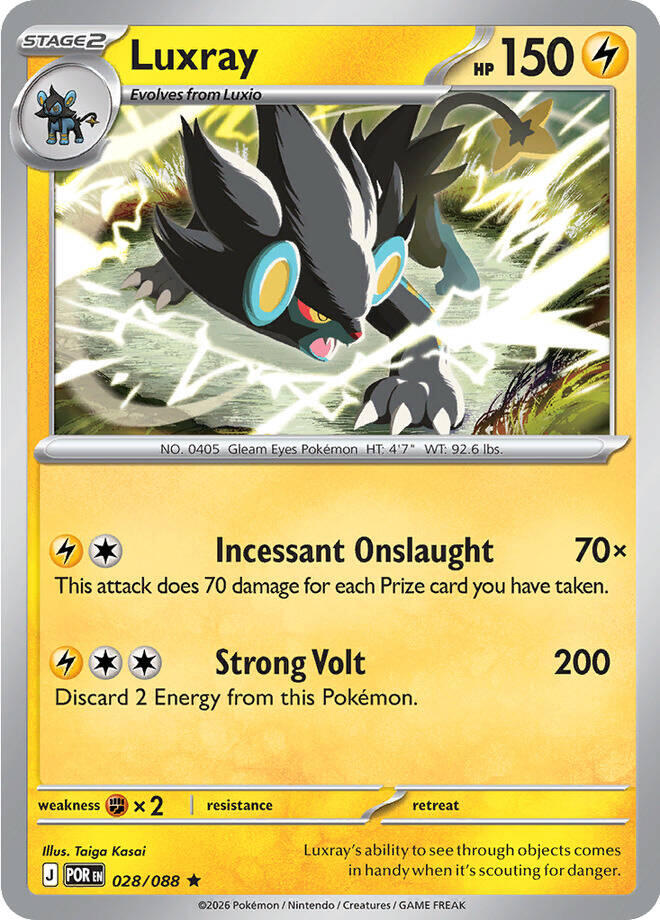 Luxray (028/088) [Mega Evolution: Perfect Order] | Exor Games Summserside