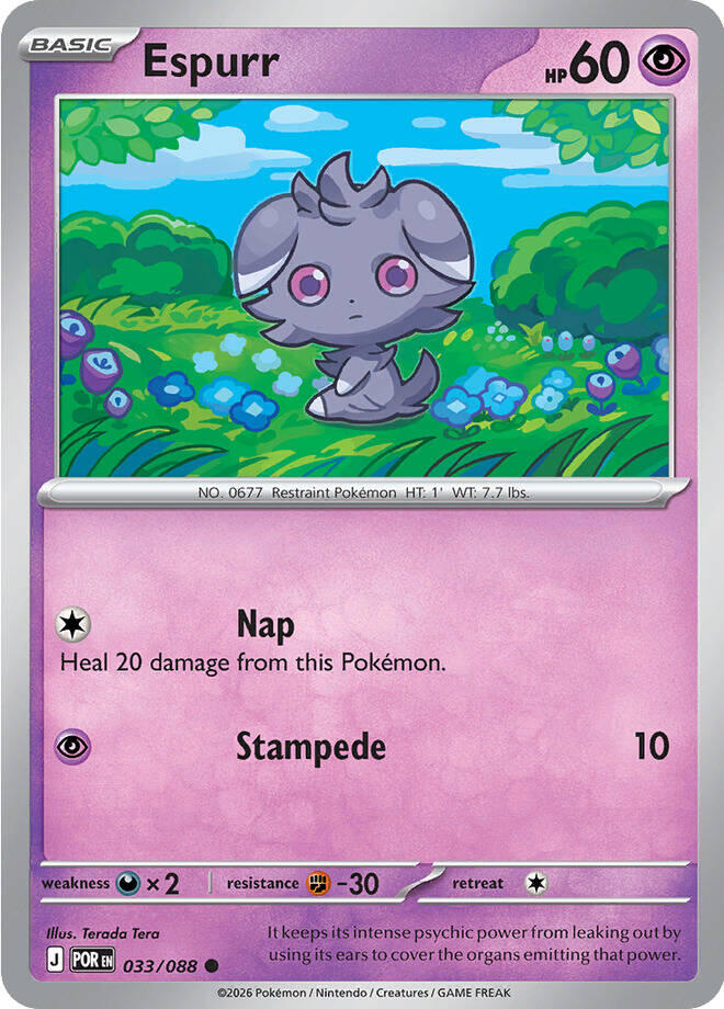 Espurr (033/088) [Mega Evolution: Perfect Order] | Exor Games Summserside