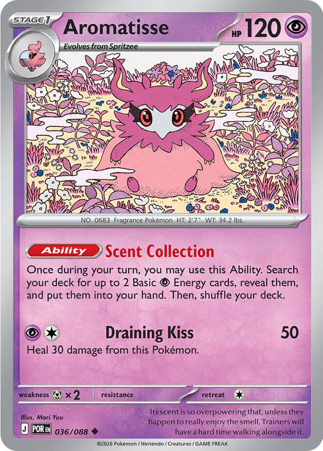 Aromatisse (036/088) [Mega Evolution: Perfect Order] | Exor Games Summserside
