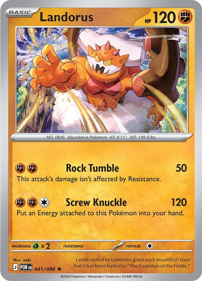 Landorus (041/088) [Mega Evolution: Perfect Order] | Exor Games Summserside