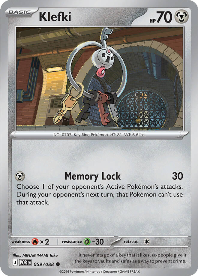 Klefki (059/088) [Mega Evolution: Perfect Order] | Exor Games Summserside