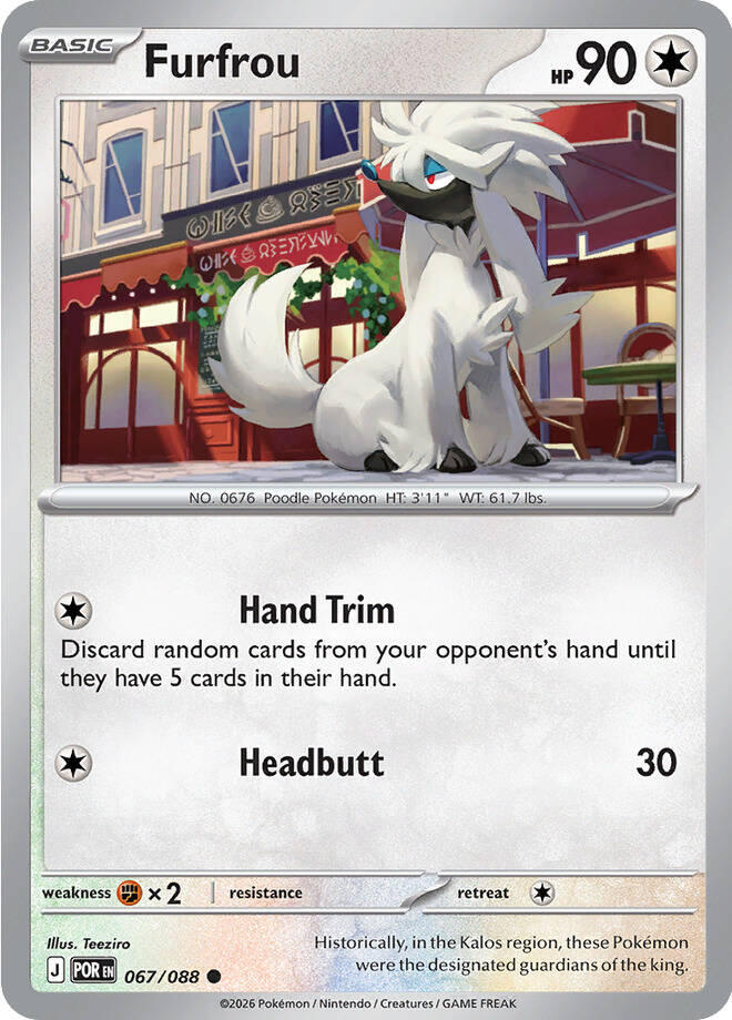 Furfrou (067/088) [Mega Evolution: Perfect Order] | Exor Games Summserside