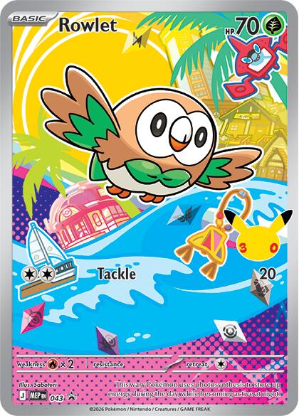 Rowlet (043) [Mega Evolution Promo] | Exor Games Summserside