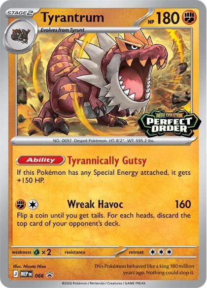 Tyrantrum (066) [Mega Evolution Promo] | Exor Games Summserside