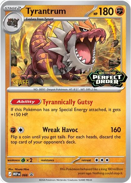 Tyrantrum (066) [Staff] [Mega Evolution Promo] | Exor Games Summserside